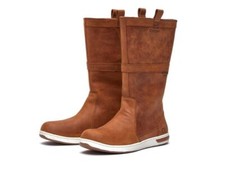 Stivali da vela in pelle