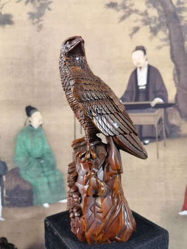 Statua scultura legno - , bosso