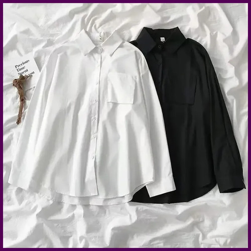 Camisas blancas holgadas - , de