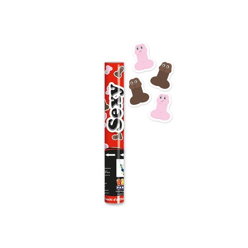 Spara coriandoli cannone pene - coriandoli,
