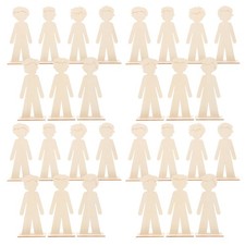  40 Pcs Artigianato in Legno