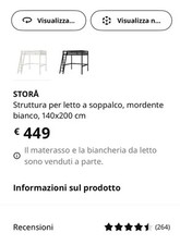 Letto soppalco ikea - soppalco, storÅ
