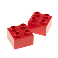 2x Lego Duplo mattoncini da
