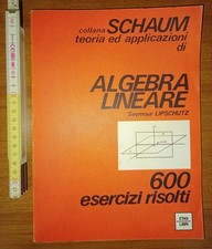 Lipschutz, Algebra lineare