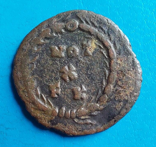 Moneta romana bronzo da - romana, in