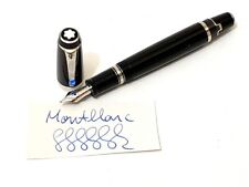 Montblanc Boheme Bleu Platinum Line penna stilografica M 14K 585 oro con scatola originale