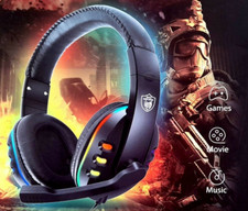 Cuffie gaming con controllo - cuffie,