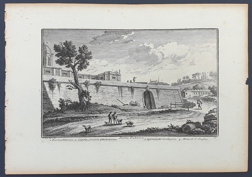 Stampa antica giuseppe - antica, vasi