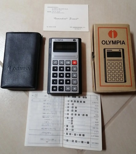 Calcolatrice vintage olympia - calcolatrice,