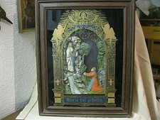 Grande vecchio quadro votivo