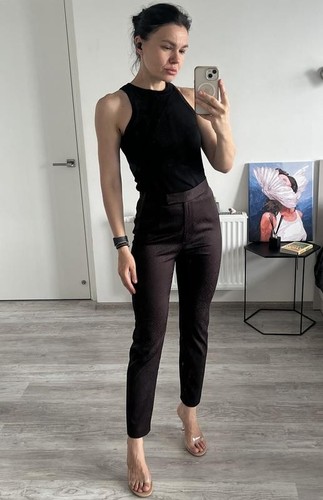 Pantalone vintage peserico - pantalone,