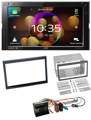 Jvc dab mp3 2din - jvc, usb