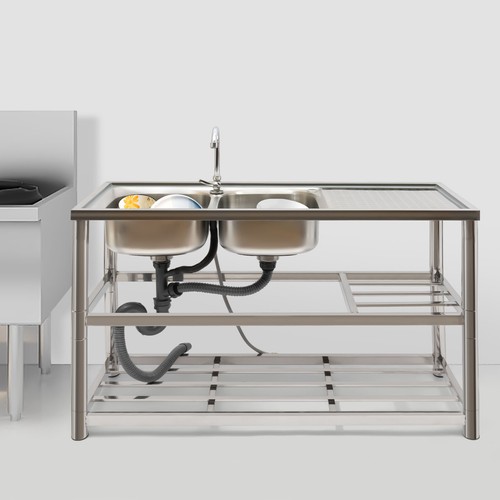 Doppia ciotola acciaio - , inox