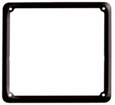 Cornice targa 17x17 nera Moto