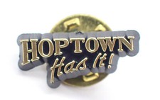 Spilla da bavero vintage Hoptown Has It tono oro