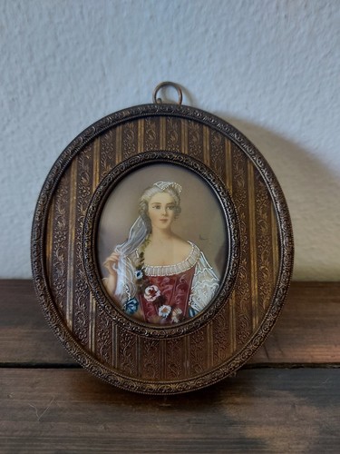 Antica pittura miniatura - antica,