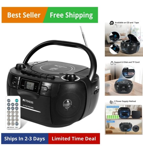 Tr621 lettore boombox - cd,