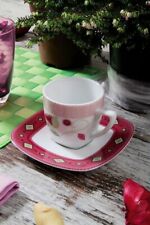 TOGNANA SET 6 TAZZE CAFFE' CON PIATTINO TECHNO FLIRT