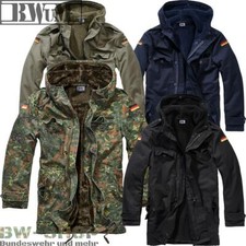 BWuM BUNDESWEHR PARKA CON FODERA E BANDIERE BW PARKA DA CAMPO PARKA DA BORDO GIACCA INVERNALE