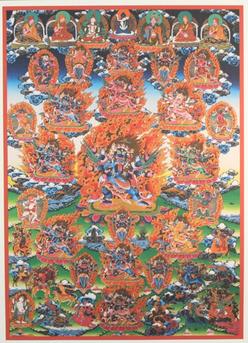 Poster vajrakilaya tibetano - vajrakilaya,