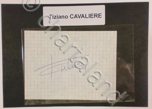 Autografo originale tiziano - autografo,