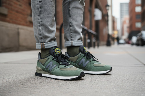 New balance 574 stone island - 574, x
