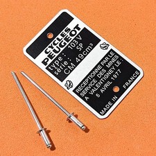 Plaque de cadre Peugeot 103 -