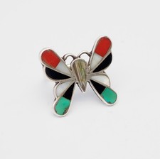 Anello A Farfalla In Argento