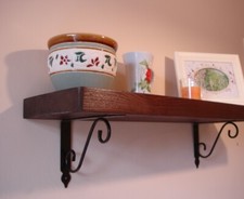 MENSOLA IN LEGNO MASSELLO CM