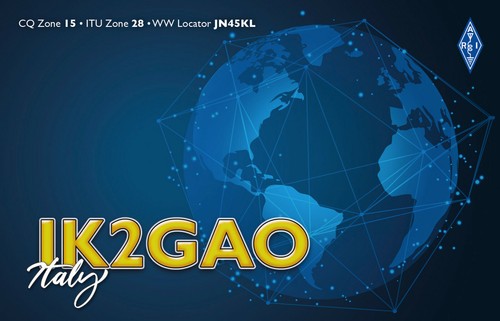 Cartoline qsl card - cartoline,