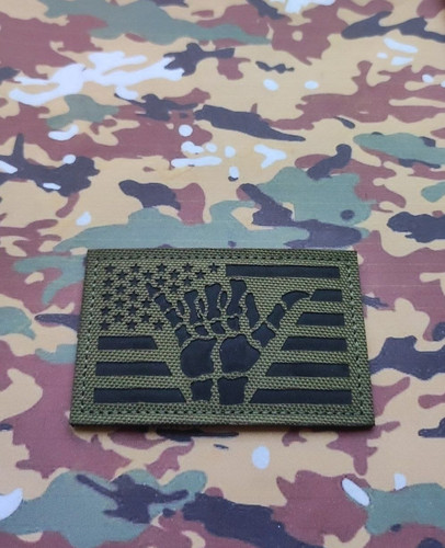 Patch horn rock drapeau usa - horn,