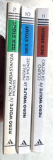 I ROMANZI BREVI DI REX STOUT  nn. 2 - 10 - 11  - Nero Wolfe anni  1983 - 1984