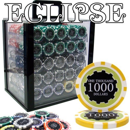 Set 1000 fiches poker eclipse - fiches,