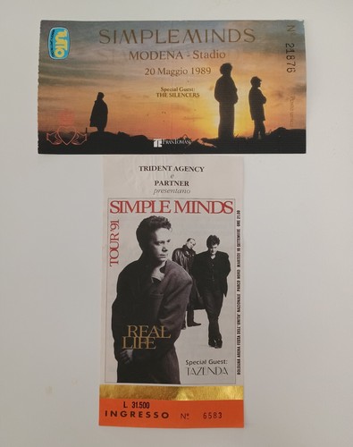 Simple minds biglietti dei - minds,