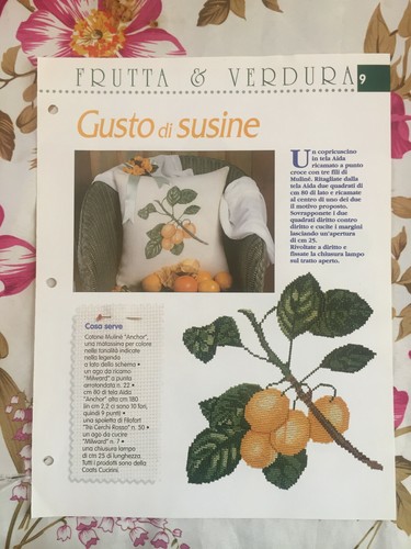 Schema punto croce ricamo - schema,