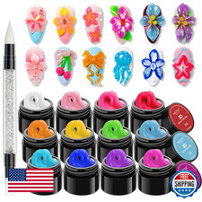 MIZHSE 12 Colors 3D Non-Sticky