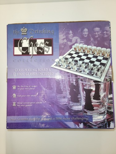 Set scacchi bicchiere - set,