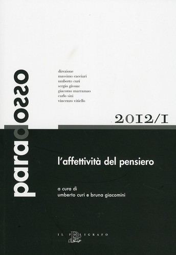 Libri affettivita del pensiero - del,