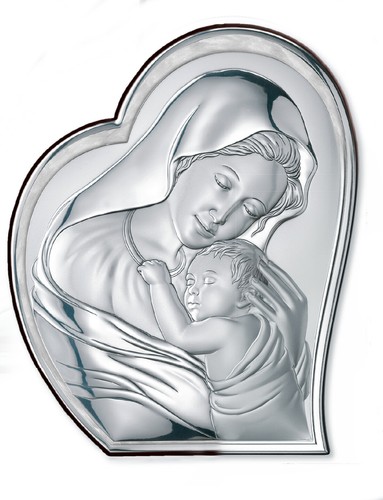 Quadretto madonna con bambino - madonna,