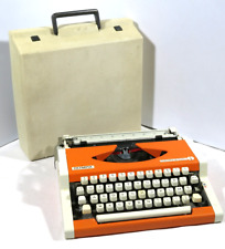 PRL) OLYMPIA TRAVELLER DE LUXE MACCHINA DA SCRIVERE QZERTY TYPEWRITER  ITALY