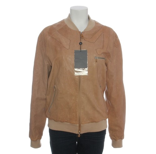 Giacca pelle beige - di,