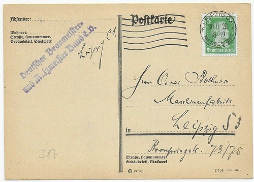 Cartolina stampa braumeister - cartolina,