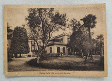 cartolina brescia salò barbarano villa giardino viaggiata 1951 formato grande
