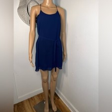 Abito zebrato nudo blu - s,,