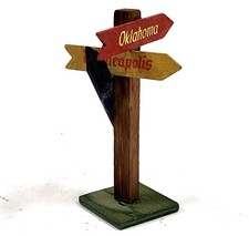 Insegna Stradale In Legno