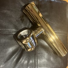 T Top Titanio Oro Finito Acciaio Inox Morsetto Regolabile Porta Asta