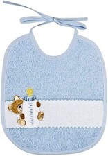 Bavaglino con inserto di tela