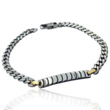 Bracciale uomo grumetta mm 5