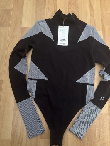Body donna nero grigio - body, nero/grigio