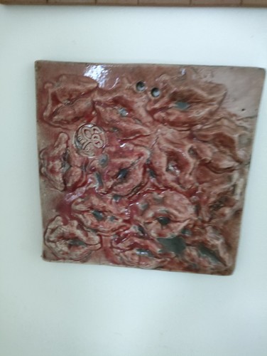 Scultura argilla smaltato